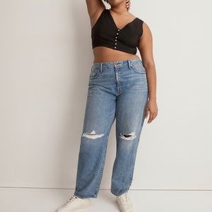NWT Madewell The Dadjean in Brockport Wash: Ripped Edition